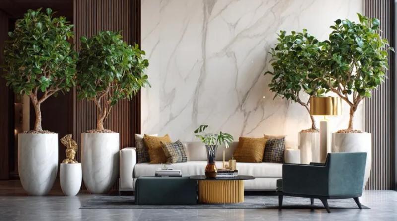 Кашпо для цветов напольное: как подчеркнуть стиль интерьера