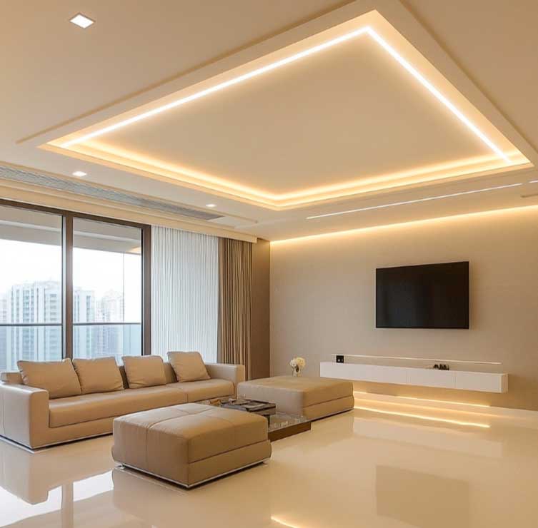 Натяжные потолки в квартире