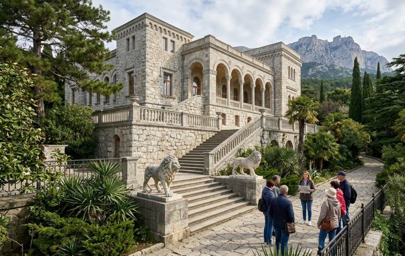 Юсуповский дворец в Крыму: история, интерьеры и парк
